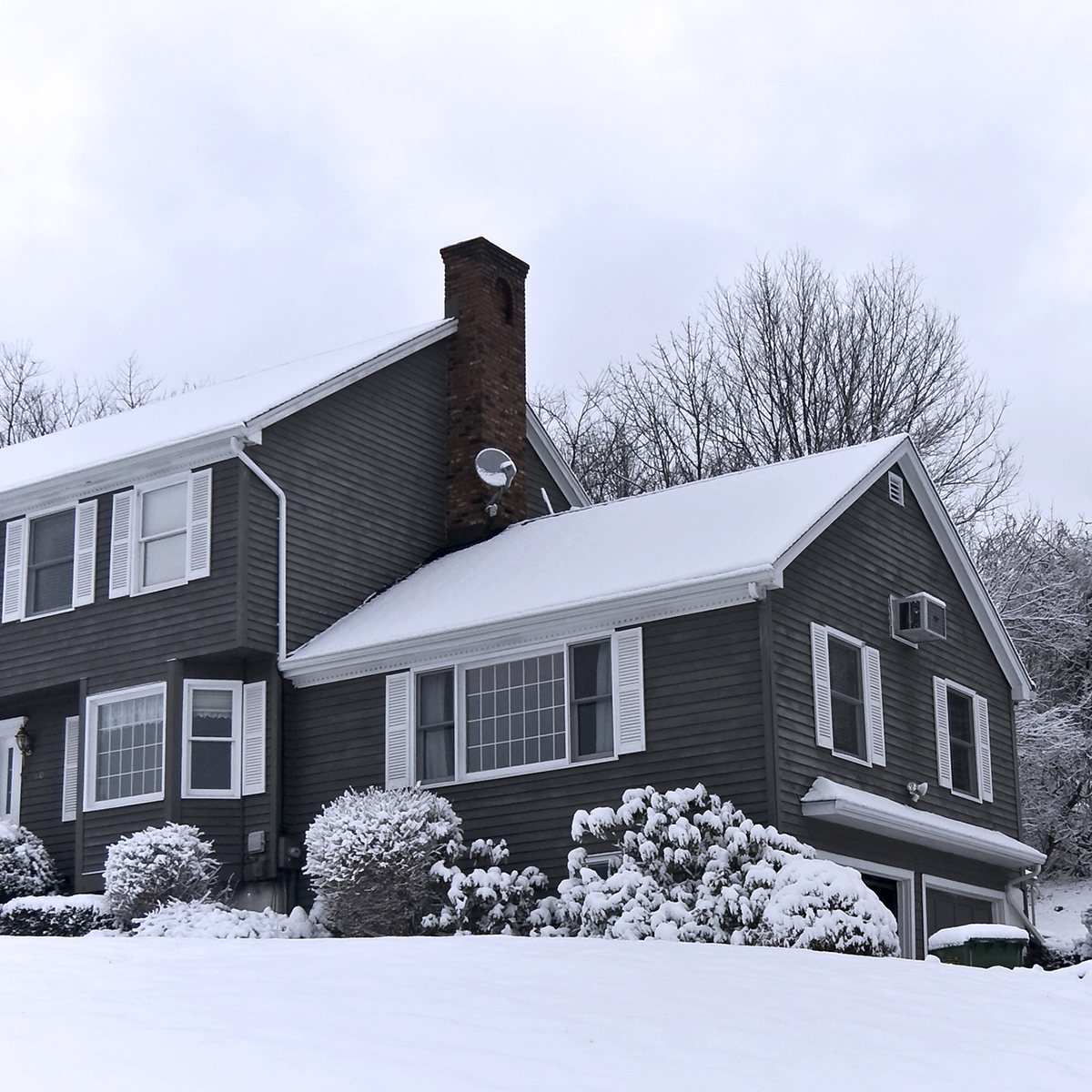 Snow Covered Roof