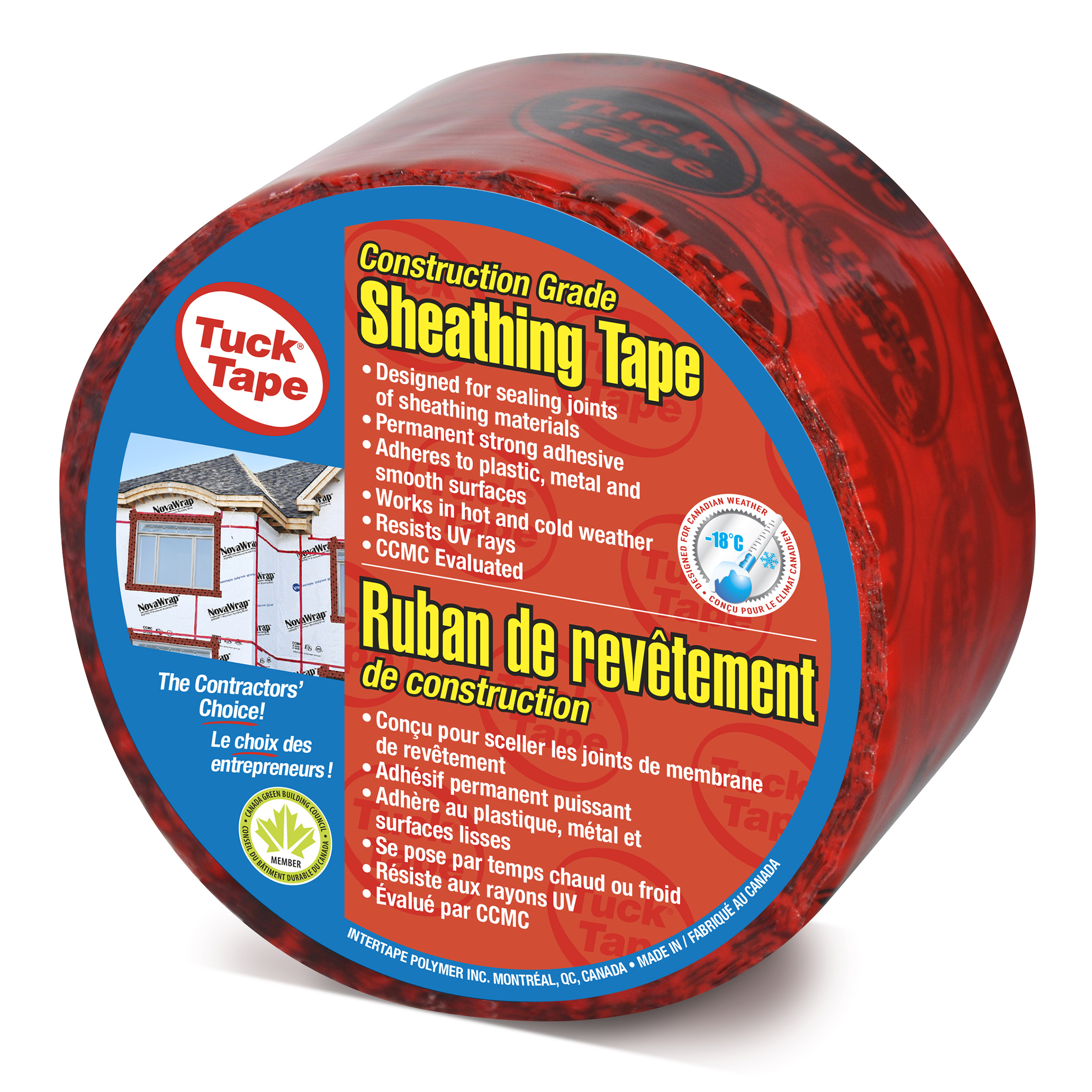 Tuck Red Sheathing Tape